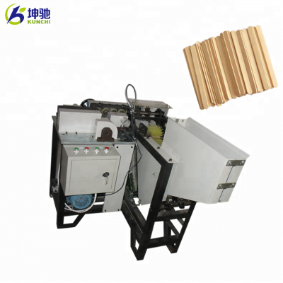 High efficiency ice cream stick / coffee stirring stick chamfering machine with factory price!