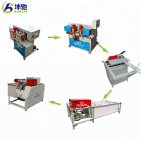 Popular exported KUNCHI brand wooden skewer / bbq stick making machines with factory price!