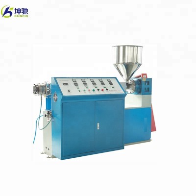 Automatic plastic drinking straw extruder / making machines supplied by KUNCHI